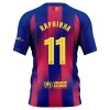 Camiseta de fútbol FC Barcelona Raphinha 11 Niño 1ª equipación 2025-26